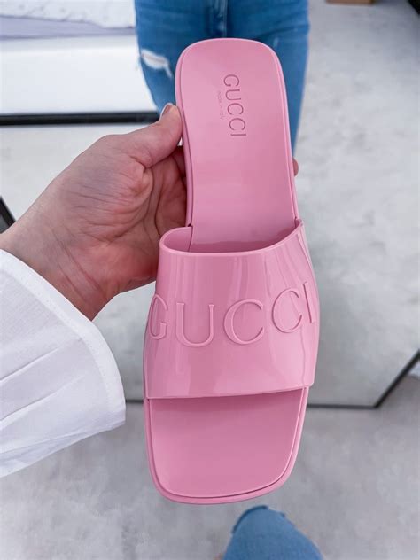 jelly slides gucci|black gucci slides nordstrom.